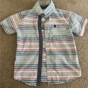 calvin klein  boy Striped Shirt size 7